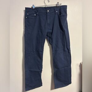 Levi's men’s 36x30 navy blue denim 514 Straight leg Jeans